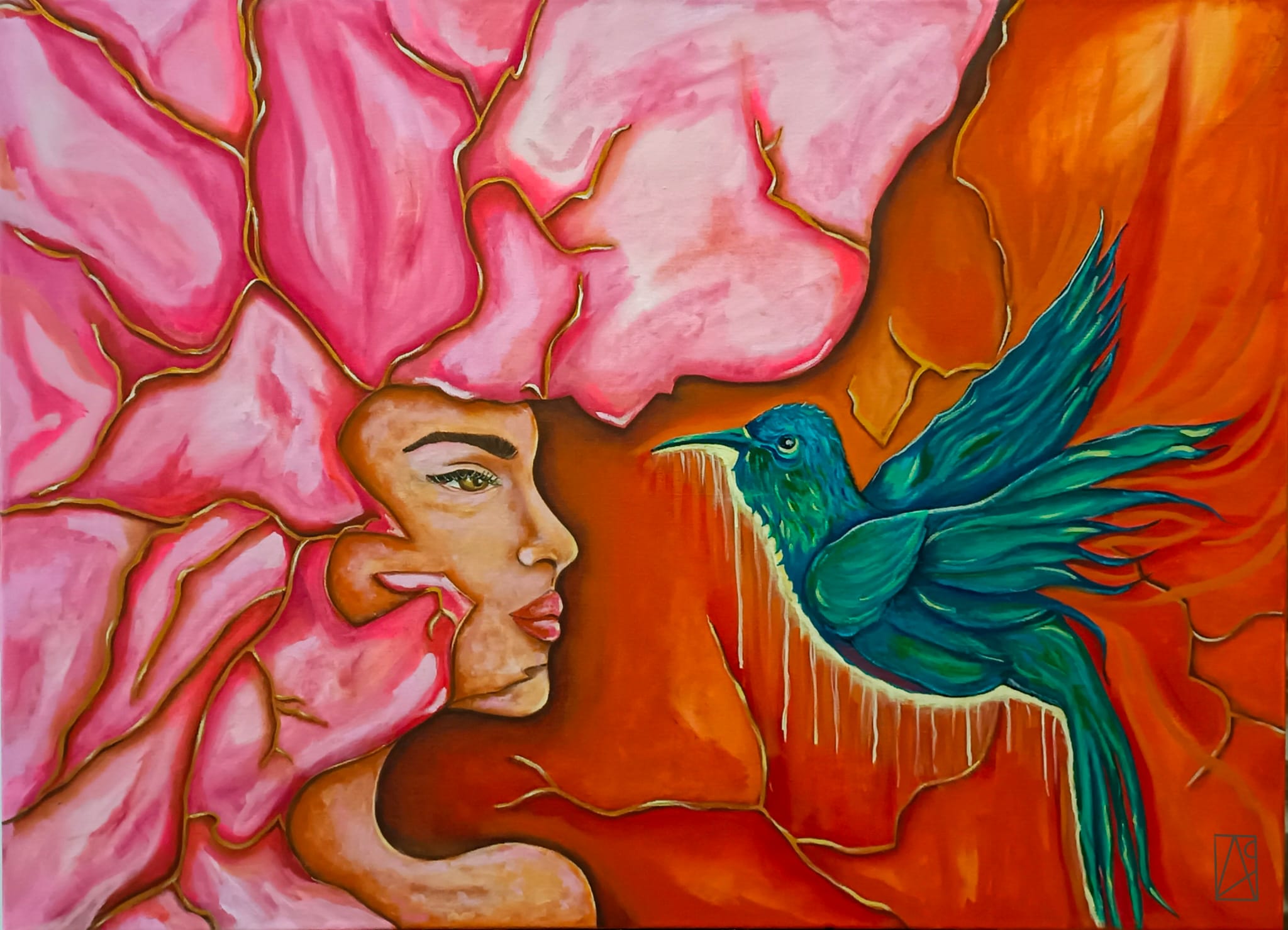 ‘Les dones que habiten en mi’, pintures d’Arantxa Pardo per fer visible el càncer de mama metastàtic