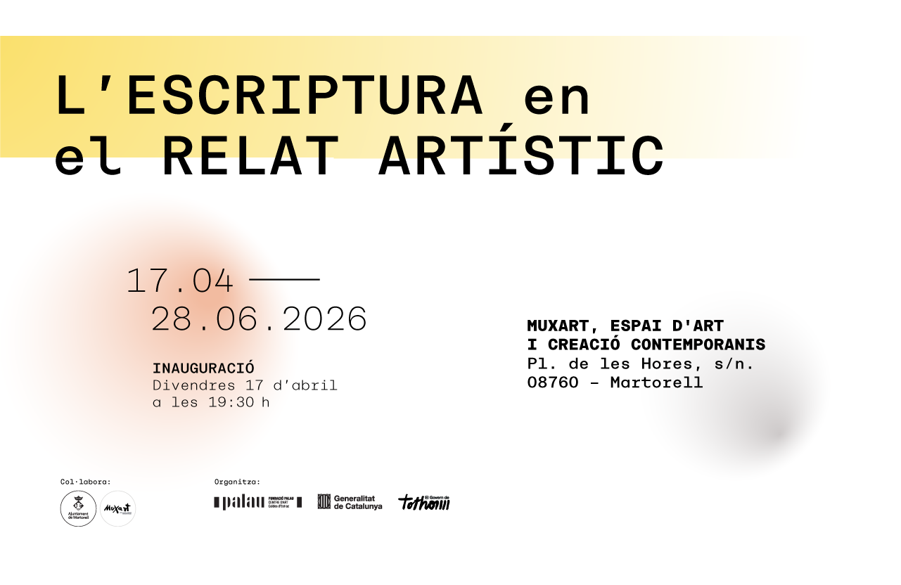 Inauguració de l’exposició ‘L’escriptura en el relat artístic’