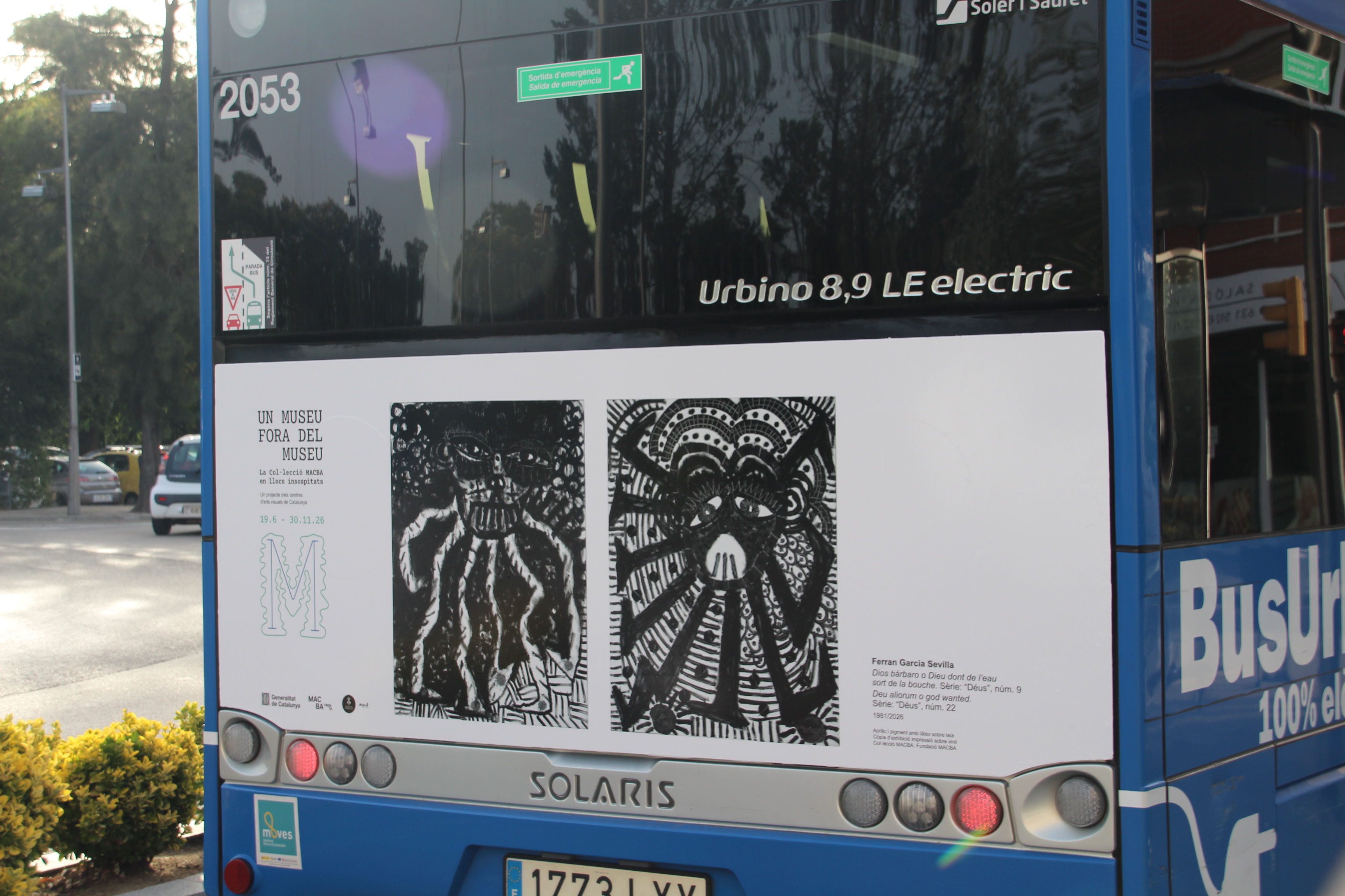 L’obra de Ferran Garcia Sevilla viatjarà als autobusos urbans dins del projecte ‘Un museu fora del museu’